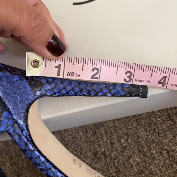 Via Spiga cobalt blue strappy heels size 8.5 - Picture 11 of 11